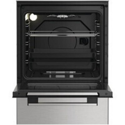 WHIRLPOOL Cuisini&egrave;re &agrave; gaz  W5G1LMX 50 cm Inox 4 feux Four 60 L