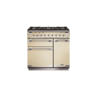 FALCON Cuisini&egrave;re  ELISE 90 Mixte cr&egrave;me/Nickel bross&eacute; - ELS90DFCR/-EU