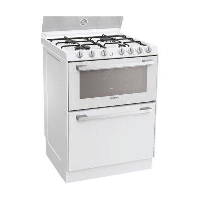 ROSIERES Cuisini&egrave;re gaz combin&eacute; lave-vaisselle 60cm 6c 56db blanc  -