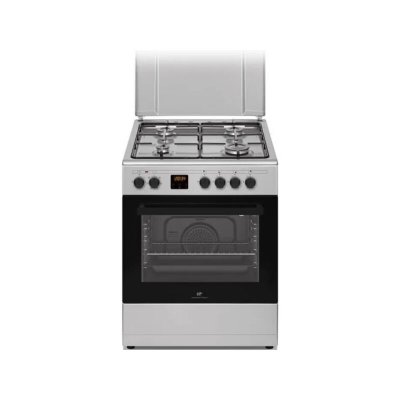 CONTINENTAL EDISON Cuisiniere gaz  CECG60FCS1 - 4 feux - L59,8 x P61 xH83cm- Silver