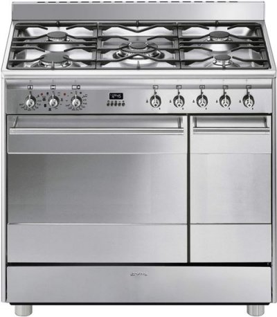 SMEG Cuisini&egrave;re gaz  SB 92 MX 8 
