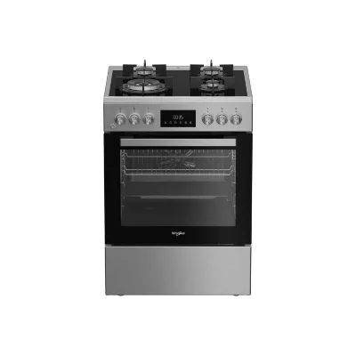 WHIRLPOOL Cuisini&egrave;re gaz  W6G8LCSWXF 60 cm inox