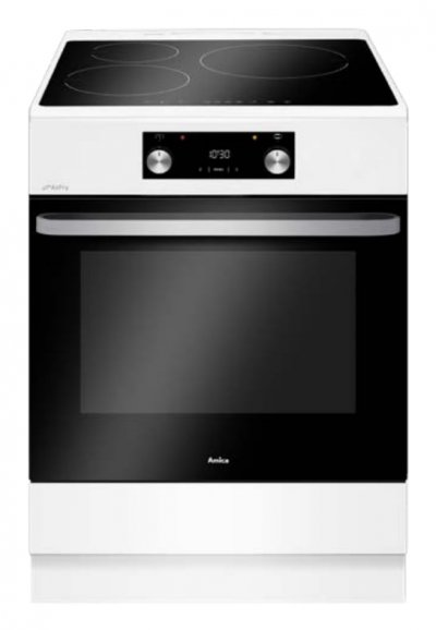 AMICA Cuisini&egrave;re induction 77l 3 feux blanc  ACI7005RB 