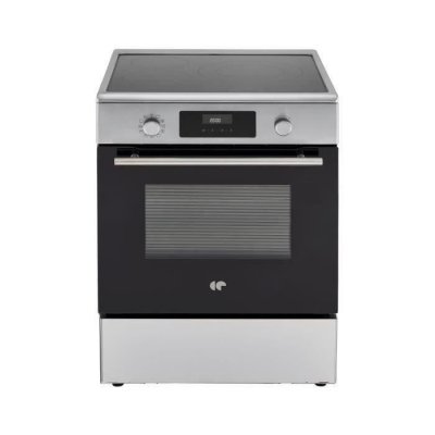 CONTINENTAL EDISON Cuisini&egrave;re induction -  - CECI60FPS - 3 feux - L60 x H85 x P60 cm - Silver