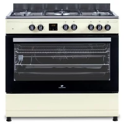 CONTINENTAL EDISON Cuisiniere piano four multifonctions catalyse CECP9060CD 95 L L90