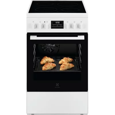 ELECTROLUX Cuisini&egrave;re vitroc&eacute;ramique 57l 4 feux blanc - LKR524292W - 