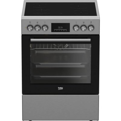 BEKO Cuisini&egrave;re vitroc&eacute;ramique 66l 4 feux inox - FBE67310GX - B300 - 