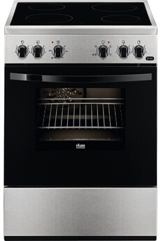 FAURE Cuisini&egrave;re vitroc&eacute;ramique a 54l 4 feux inox  FCV65091XA - inox