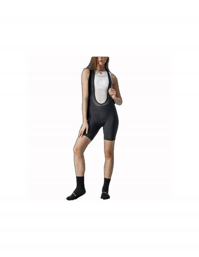 CASTELLI Cuissard court &agrave; bretelles Femme  Prima - L Black/Dark Grey