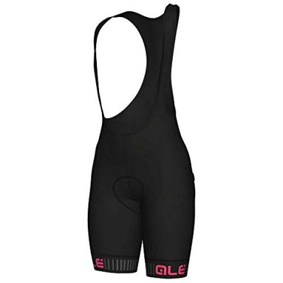 ALE Cuissard court femme  traguardo noir rose fluo