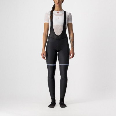 CASTELLI Cuissard long &agrave; bretelles Femme  Polare - Black