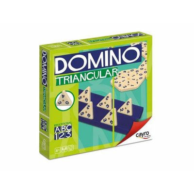 CAYRO CULTURE CLUB- Jeu Domino Triangulaire, 41951, Multicolore, Taille Unique