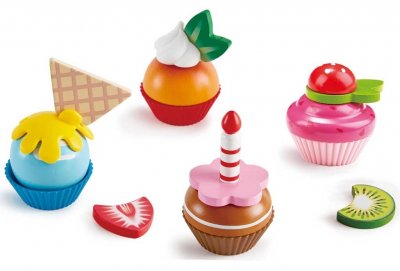 HAPE Cupcakes factices et accessoires (18 pi&egrave;ces)