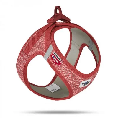 CURLI  Vest Harness Merino Clasp Red S