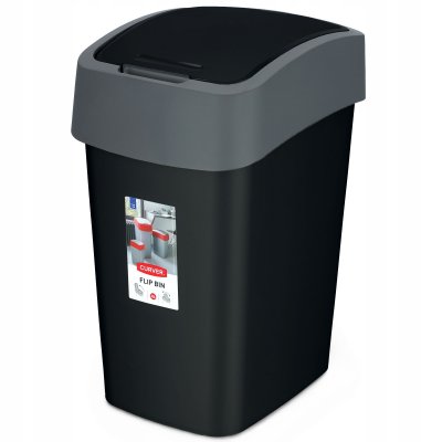 CURVER  abfallbeh&auml;lter flip bin 25 l soft grau