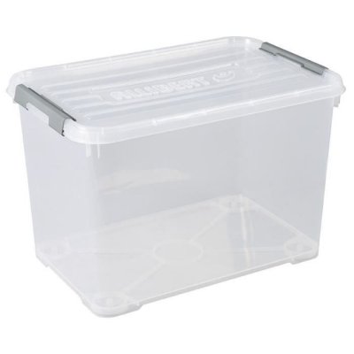 ALLIBERT CURVER   HANDY PLUS  65L&nbsp;CLIPS GRIS, Rangement, Transparent, 60 x 40 x 38,8 cm