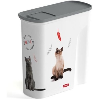 CURVER  Verseuse Love pets 6 L - Blanc - Pour chat