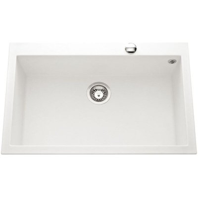 SCD Cuve PURE synth&egrave;se blanc alpin &agrave; encastrer H.50.4 x l.79.4