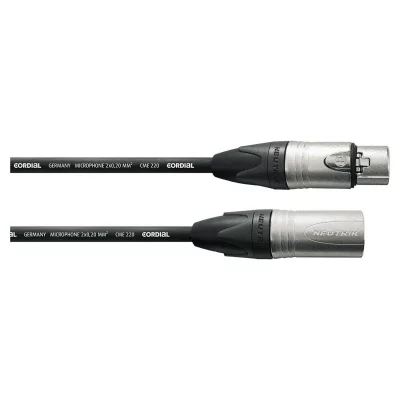 CORDIAL CXM10FM - C&acirc;ble microphone standard XLR m&acirc;le - XLR femelle Neutrik s&eacute;rie Peak 10 m