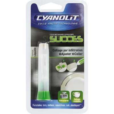 CYANOLIT  33300005 Succ&egrave;s Colle cyanoacrylate, Transparent, 2G