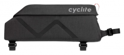 CYCLITE  - Top Tube Bag / 03 - Sacoche de v&eacute;lo taille 1,1 l, gris/noir