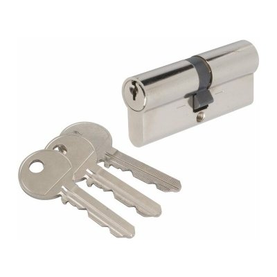 GRAPPIN ANNAT Cylindre 2 entr&eacute;es nickel&eacute; - 36 x 36 mm - ptt / edf  Como