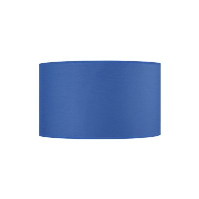 TOSEL Cylindrique 30 - abat-jour cylindrique tissu bleu 59074