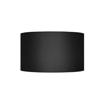 TOSEL Cylindrique 30 - abat-jour cylindrique tissu noir 59068