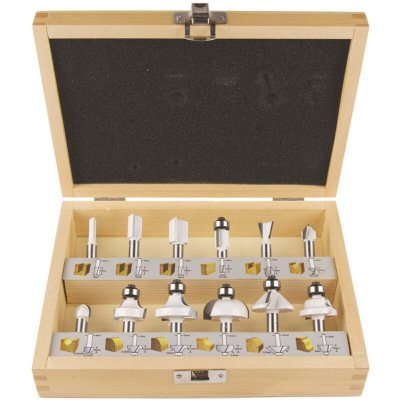 MAKITA D-53556 12 pi&egrave;ces Set de Fraisage 8 mm - 