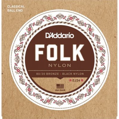DADDARIO D'addario Ej34 - Jeu Cordes Guitare Classique Ou Folk &Agrave; Boule