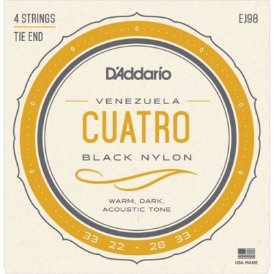 DADDARIO D'addario Ej98 Cuatro Venezuela - Jeu De 4 Cordes