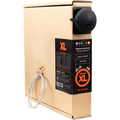 DADDARIO D'Addario EXL110-B25 Cordes en nickel pour guitare &eacute;lectrique Regular Light 10-46 25 jeux