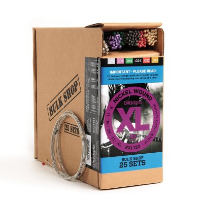 D&APOS;ADDARIO D'Addario EXL120-B25 Cordes en nickel pour guitare &eacute;lectrique Super Light 9-42 25 jeux