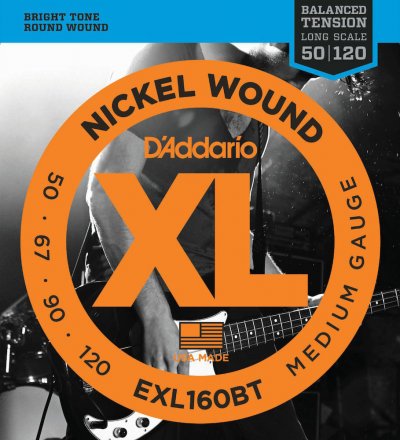 D ADDARIO AND CO D'Addario EXL160BT Cordes en nickel pour basse Balanced Medium 50-120