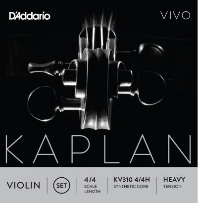 D ADDARIO AND CO D'Addario Kaplan Vivo KV310 4/4H Jeu de cordes pour Violon 4/4 Heavy