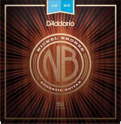 D ADDARIO AND CO D'Addario NB1253 Light 12-53 - Jeu de cordes pour Guitare acoustique