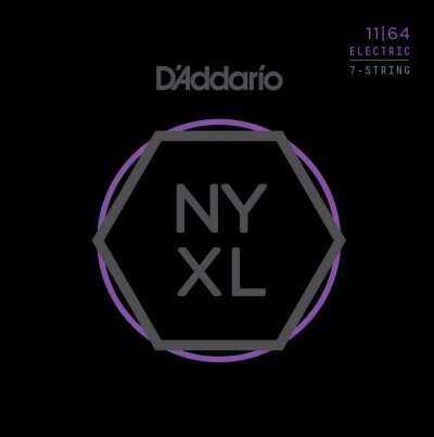 D ADDARIO AND CO D'addario Nyxl1164 - 11-64 - 7 Cordes - Jeu Guitare &Eacute;lectrique