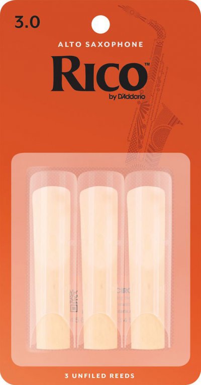RICOH D'Addario RJA0330 - Anches saxophone alto, force 3.0, bo&icirc;te de 3