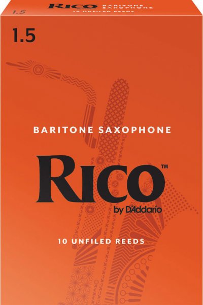 D ADDARIO RICO D'Addario RLA1015 - Anches saxophone baryton force 1.5, bo&icirc;te de 10