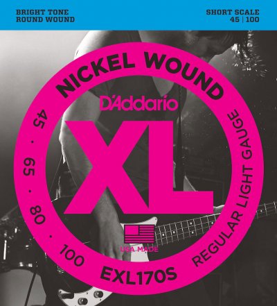 D ADDARIO AND CO D'addario Soft Exl170s - Jeu De Cordes Basse &Eacute;lectrique Diapason Court