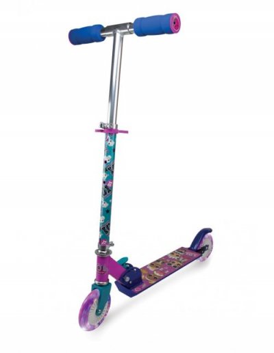 LOL D'arpeje  - Trottinette Pliable 2 Roues Enfant Led