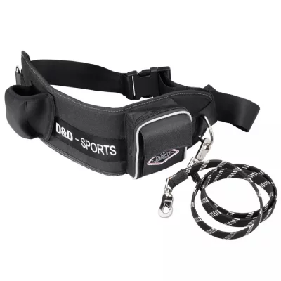 D&D HOME D&D Laisse pour chiens Sports Active Walker 110 cm L Noir 313/415283