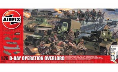 AIRFIX D-day 75th Anniversary Operation Overlor Gift Set- 1:76e - 