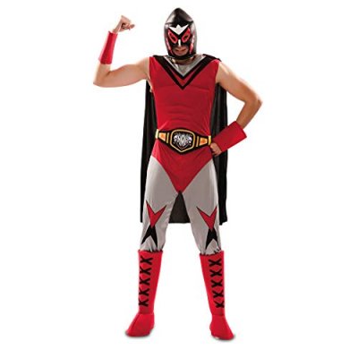 EUROCARNAVALES, SA D&acute;Guisement De Champion De Lutte Libre Pour Homme (Taille M/L)