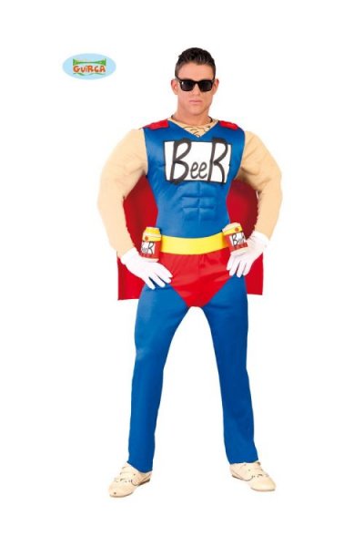 FIESTAS GUIRCA D&acute;Guisement Homme Beerman Muscl&acute; (Taille L)