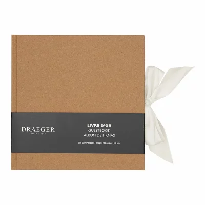 DRAEGER D.I.Y with Toga Mariage Livre d'Or, Autre, Kraft, 20 x 0.2 cm