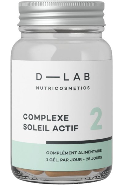 D LAB NUTRICOSMETICS D-LAB NUTRICOSMETICS Complexe Soleil Actif 28 g&eacute;lules