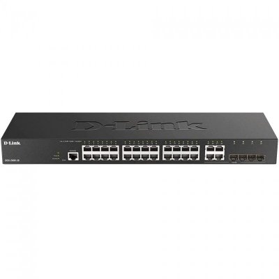 D LINK D-Link DGS-2000-28 commutateur r&eacute;seau G&eacute;r&eacute; L2/L3 Gigabit Ethernet (10/100/1000) 1U Noir