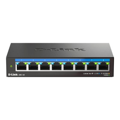 D LINK D-Link DMS-108 Non-g&eacute;r&eacute; 2.5G Ethernet (100/1000/2500) Noir