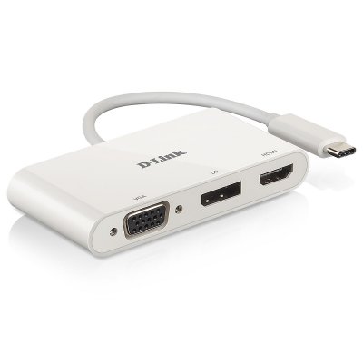D LINK D-link dub-v310 hub usb-c 3 en 1 hdmi/dp/vga DUB-V310